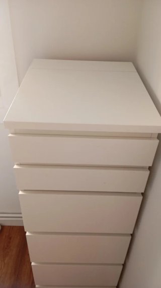 Cómoda Cajonera Blanca Ikea NUEVA