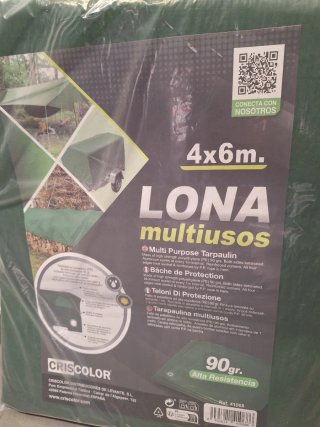 Lona Multiusos 4x6m Criscolor Verde