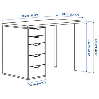 Mesa Oficina Ikea LAGKAPTEN/ALEX