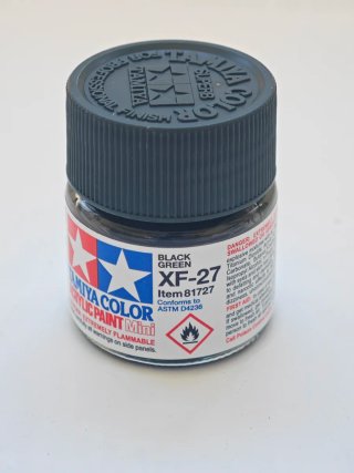 Tamiya XF-27 Black Green Pittura Acrilica
