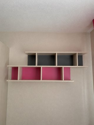 Estanterías de madera para habitación