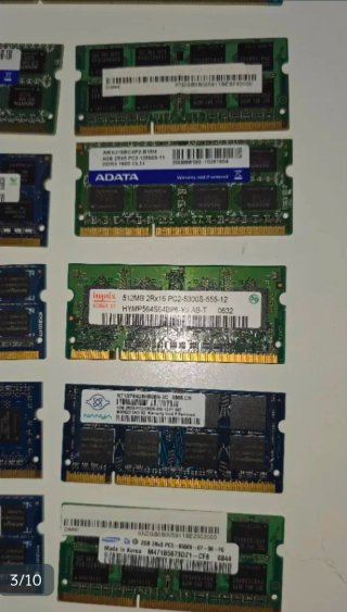 Lote Módulos RAM ADATA, Infineon, Kingston