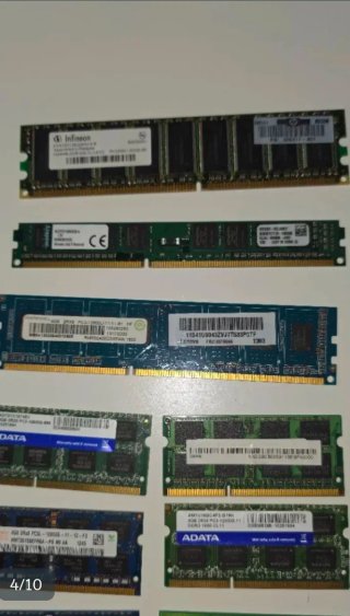Lote Módulos RAM ADATA, Infineon, Kingston