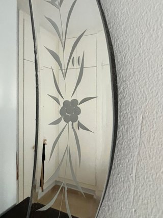 Espejo oval veneciano