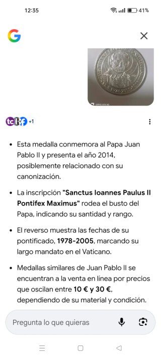 Medalla Juan Pablo II 1978-2005