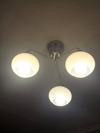 Lámpara de techo moderna 3 focos