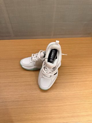 Zapatillas K-Swiss Blancas y Turquesa