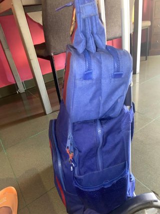 Mochila, neceser y estuche FC Barcelona