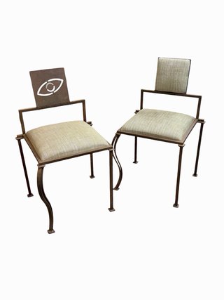 Silla estilo brutalista de Cyrille Varet