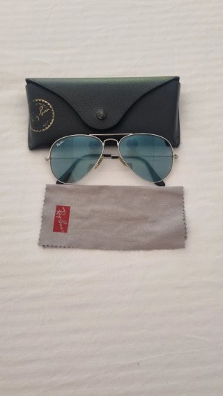 Gafas de sol Ray-Ban Aviator Azul Plata
