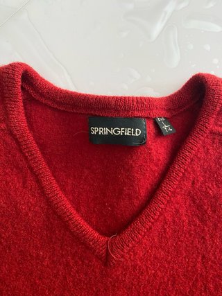 Jersey lana Springfield rojo