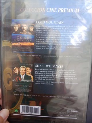 DVD: Cold Mountain y Shall We Dance?