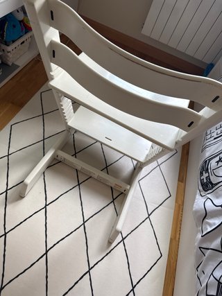 Silla bebé Stokke blanca
