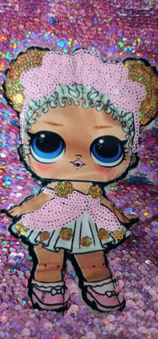 Mochila LOL Surprise infantil lentejuelas