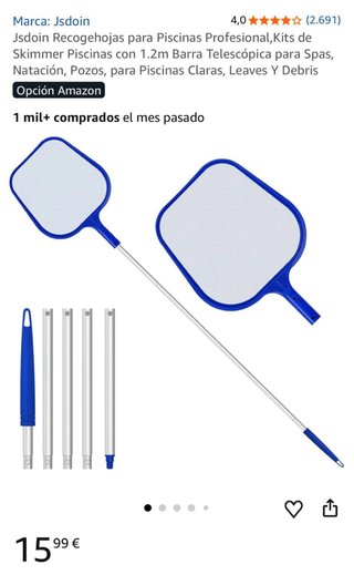 Piscina desmontable Intex 3x2 con depuradora
