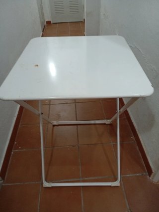 Mesa Plegable Camping Blanca