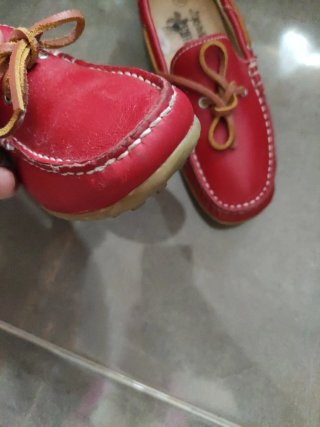 Mocasines niño Velilla rojos T.32