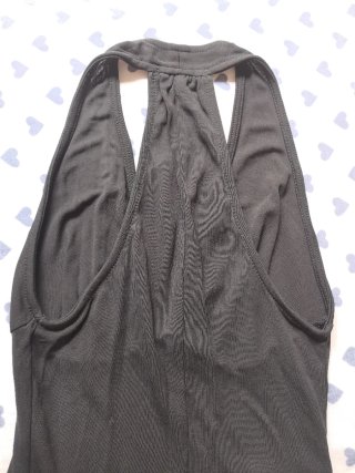 Vestido Mango Negro Talla S