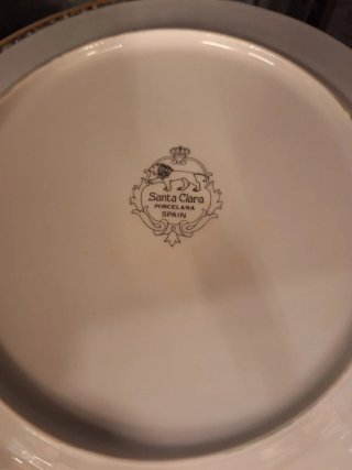 Vajilla Santa Clara Porcelana Floral
