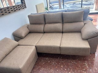 Sofá Chaise Longue IMPERIAL Nuevo Tela Microfibra