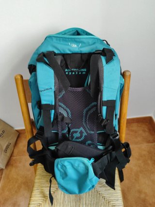 Mochila Montaña Forclaz 40L Azul/Negra