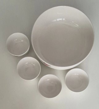 Set ceramica vintage Galbusera anni '80