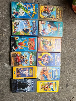 Lote 13 Cintas VHS Disney y Más