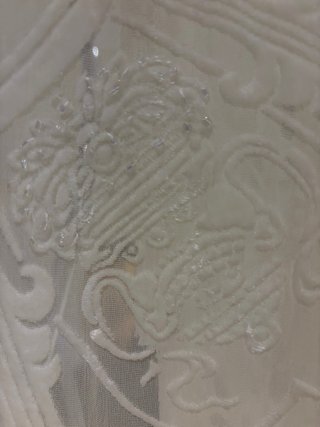 Kimono Boho Ivory con Bordado y Perlas