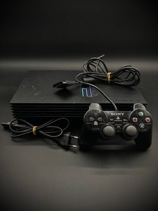 PlayStation 2 Fat Nera Console Con Controller