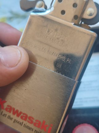 Set Zippo Kawasaki 2008 nuovo