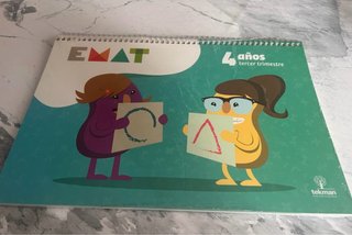 Libros alumno EMAT  Infantil 4 años - 3 trimestres