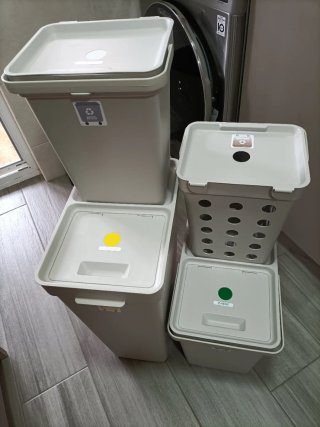 Lote 4 Cubos Reciclaje Hallbar IKEA