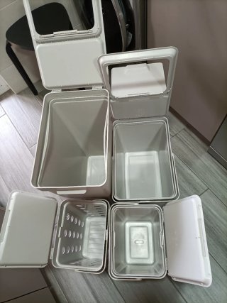 Lote 4 Cubos Reciclaje Hallbar IKEA