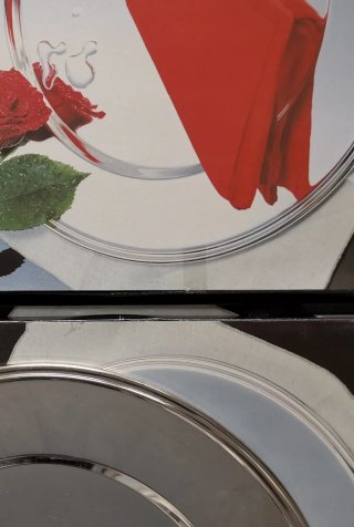 12 platos de presentación vintage Silver Plated