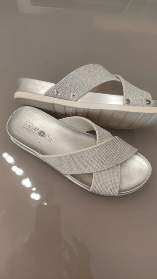 Sandalias Plataforma  Brillantes