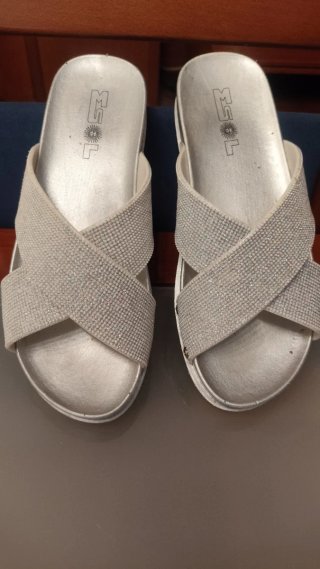 Sandalias Plataforma  Brillantes