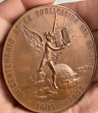 Medalla Cobre Miguel de Cervantes Saavedra