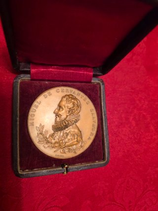 Medalla Cobre Miguel de Cervantes Saavedra
