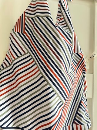 Bañador estampado rayas