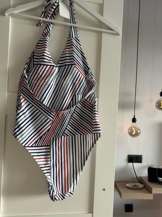 Bañador estampado rayas