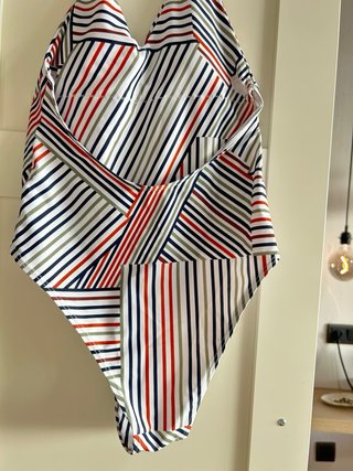 Bañador estampado rayas