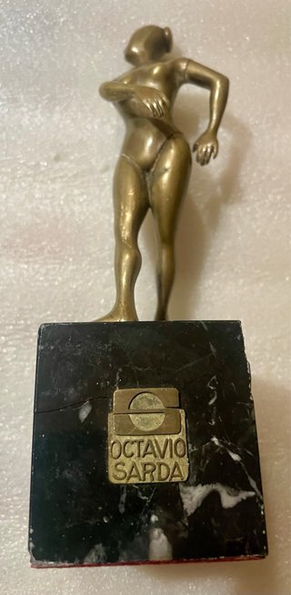 Figura bailarina ballet bronce macizo Octavio Sard