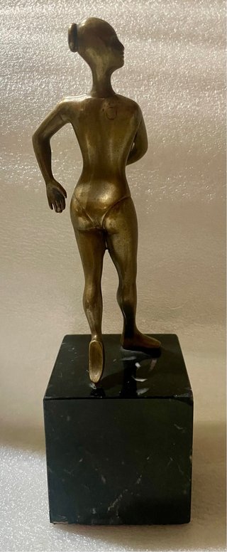 Figura bailarina ballet bronce macizo Octavio Sard
