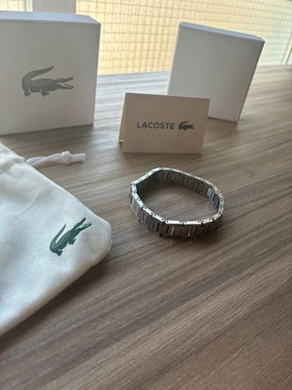 Pulsera Lacoste Plata
