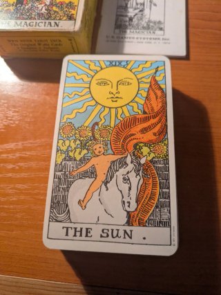 Tarot Rider Waite Vintage Años 80.