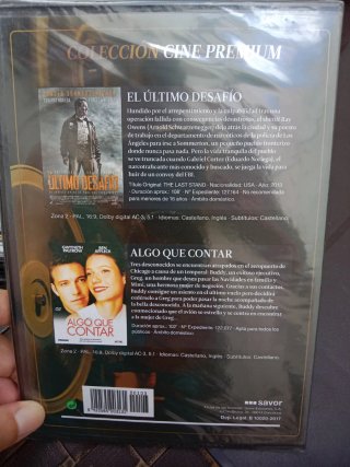 DVD El Último Desafío y Algo que Contar