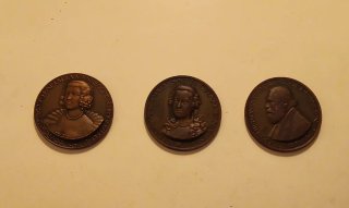 Lote 3 medallas conmemorativas Holanda