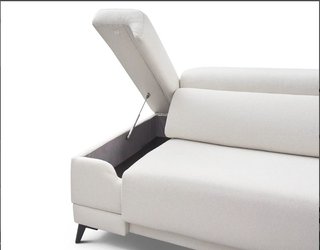NUEVO SOFÁ 3 PLAZAS blanco modelo Urban – diseño