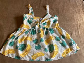 Blusa Love.m Talla L Estampado Palmeras