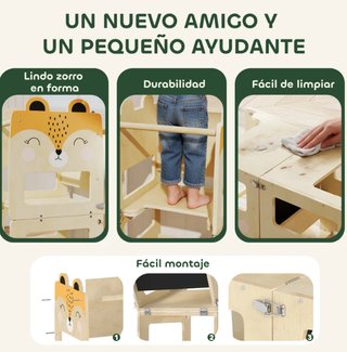 Torre Aprendizaje Plegable 3 en 1